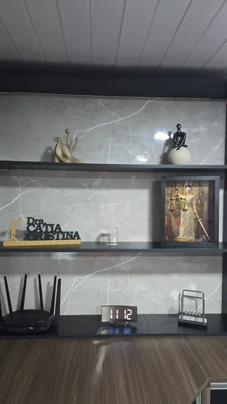 Themis, Dama da Justiça na casa de Catia Cristina