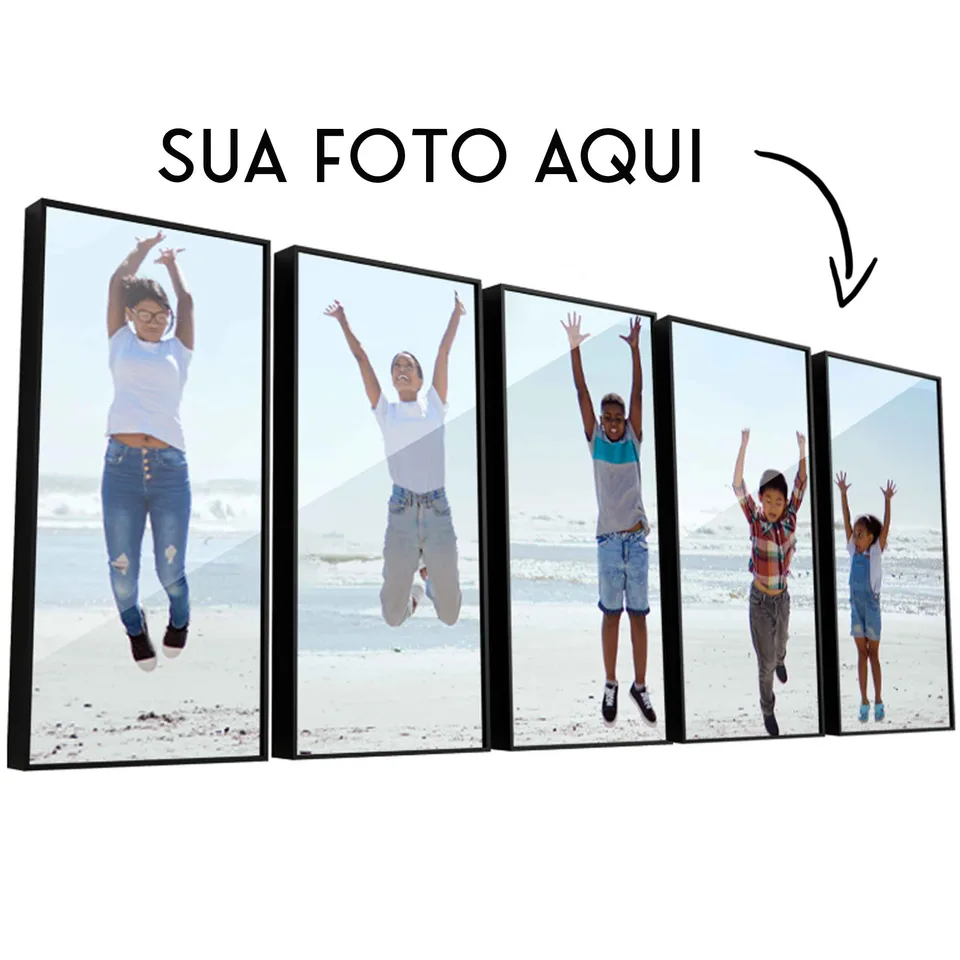 Quadro Personalizado - 5 Peças Iguais - Sem categoria