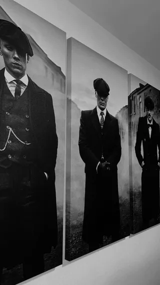 Quadro Trio Peaky Blinders Três Peças na casa de Fabricio