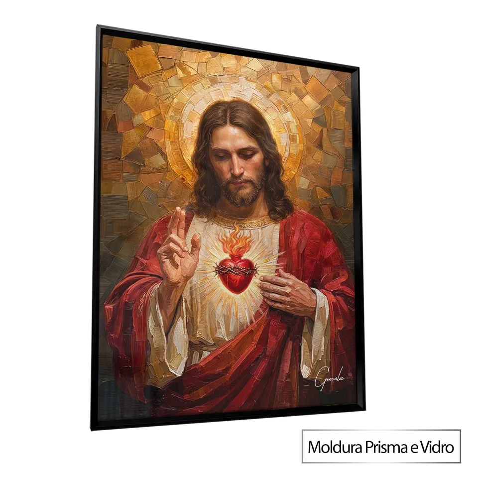 Quadro O Eterno Sagrado Coração