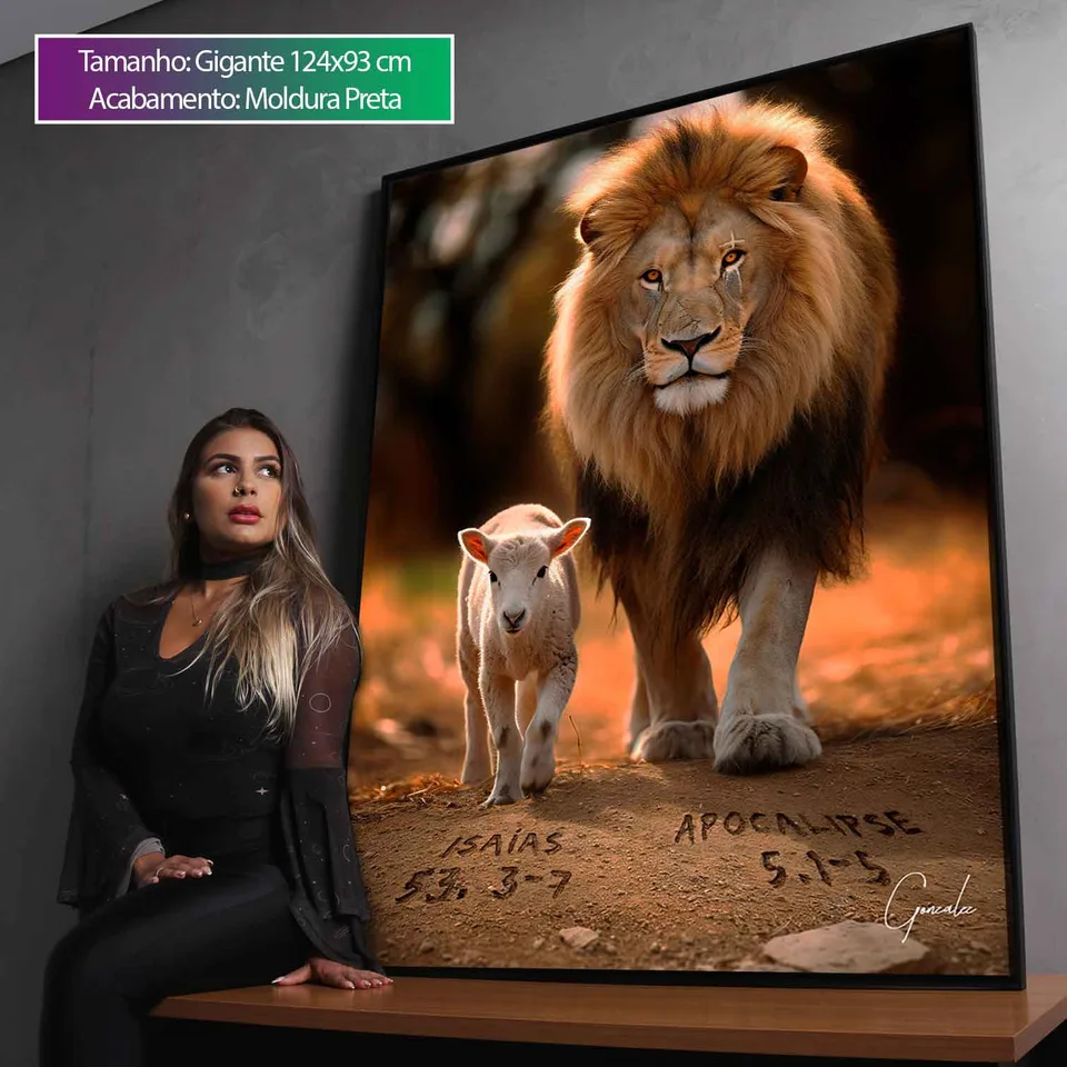 Quadro O Retorno do Leão de Judá — foto 10