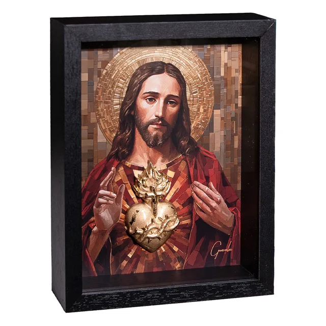 O Sagrado Coração de Jesus Ouro