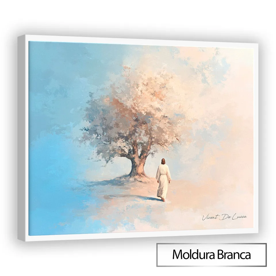 Quadro Jesus e a Árvore de Fé - Coleção Minimalista — foto 11