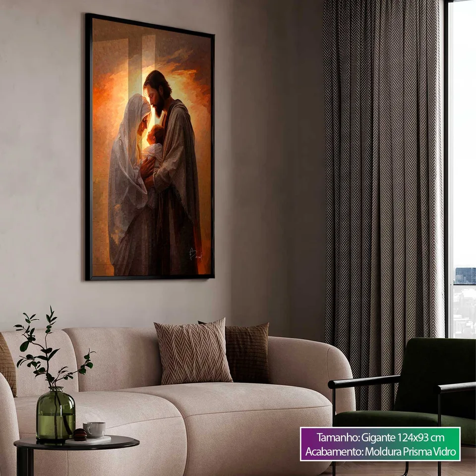 8928 Quadro Sagrada Família Realista (10)