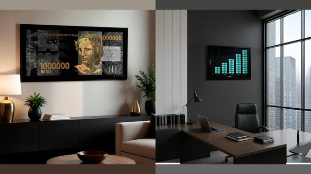 Quadros de mercado financeiro para o escritório de quem investe