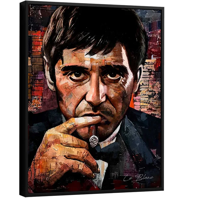 Quadro Tony Montana Scarface - Escritório de Advocacia | QuadrosDecorativos.com