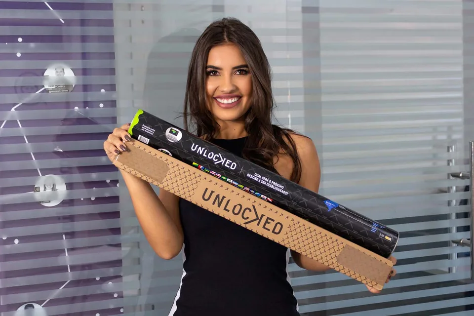 Quadro Mapa Mundi de Raspar Unlocked, de Unlocked — foto 14