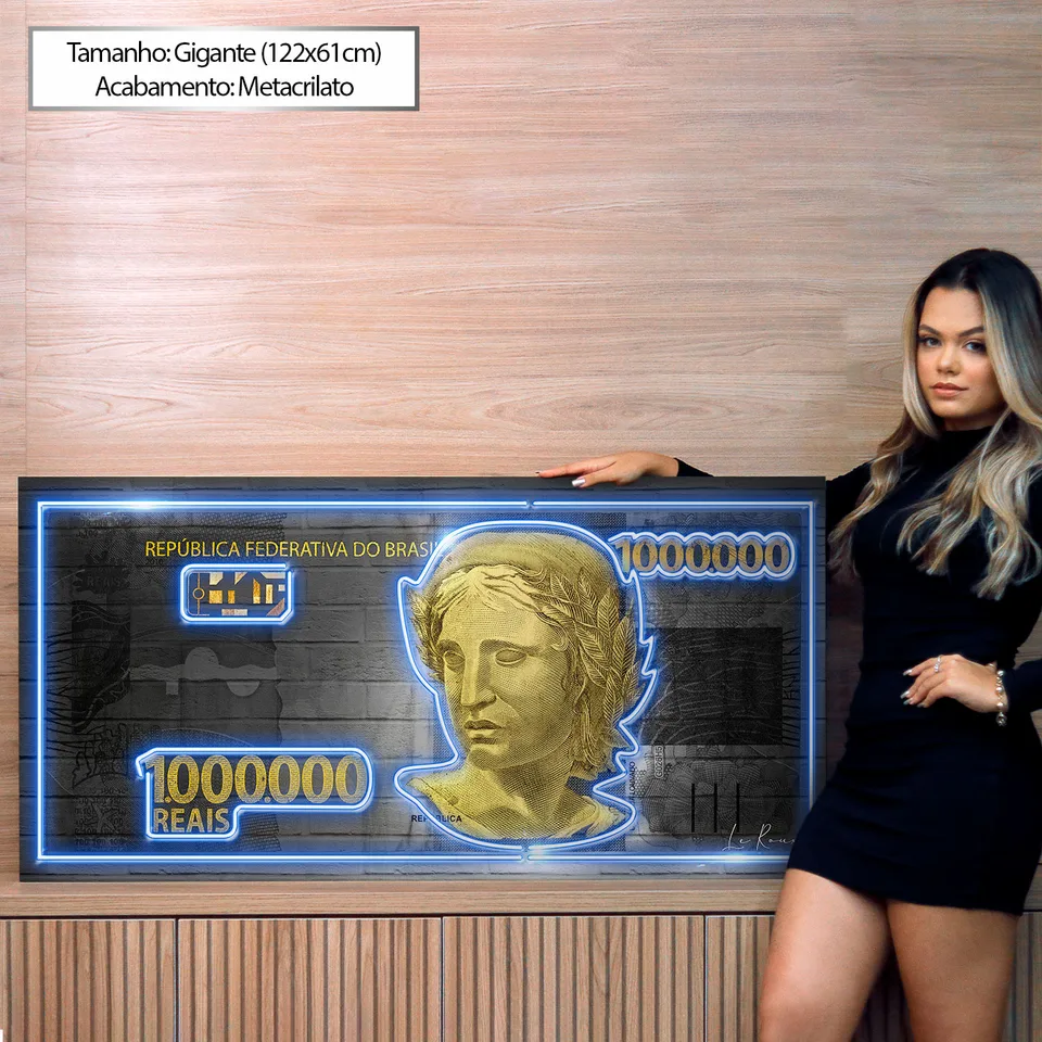 8168 Quadro 1 Milhão de Reais Neon (20)