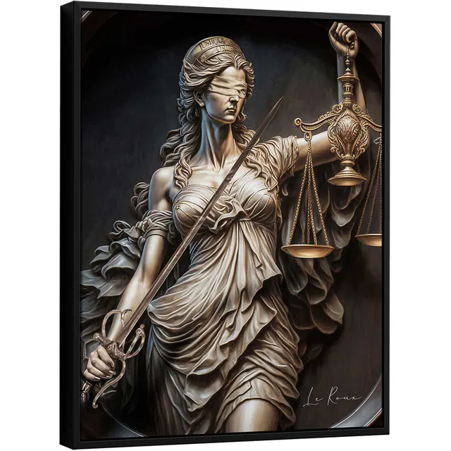 Quadro Deusa da Justiça - BF 50 Quadros | QuadrosDecorativos.com