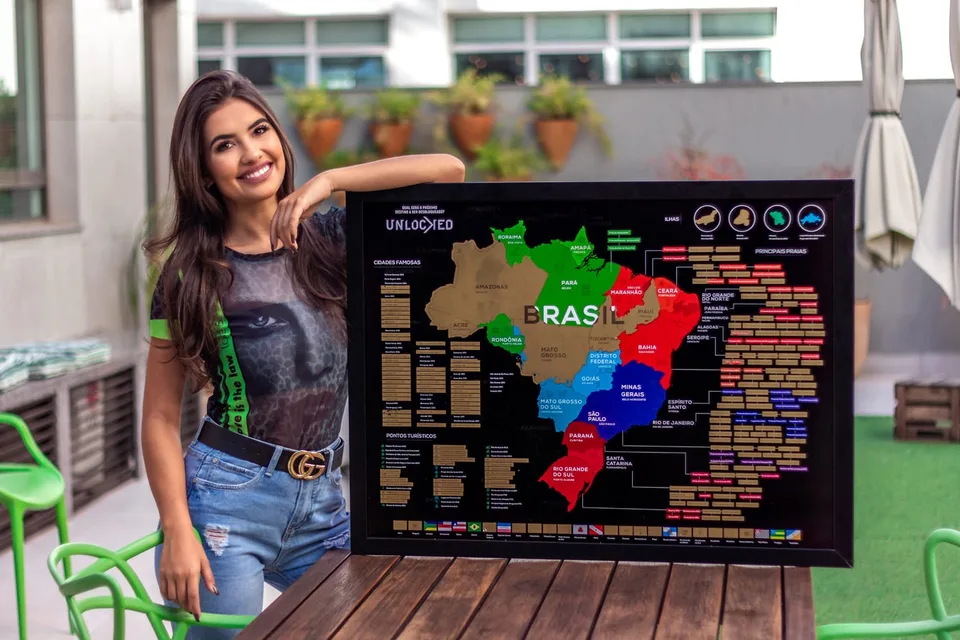 Mapa do Brasil de Raspar Unlocked — foto 6