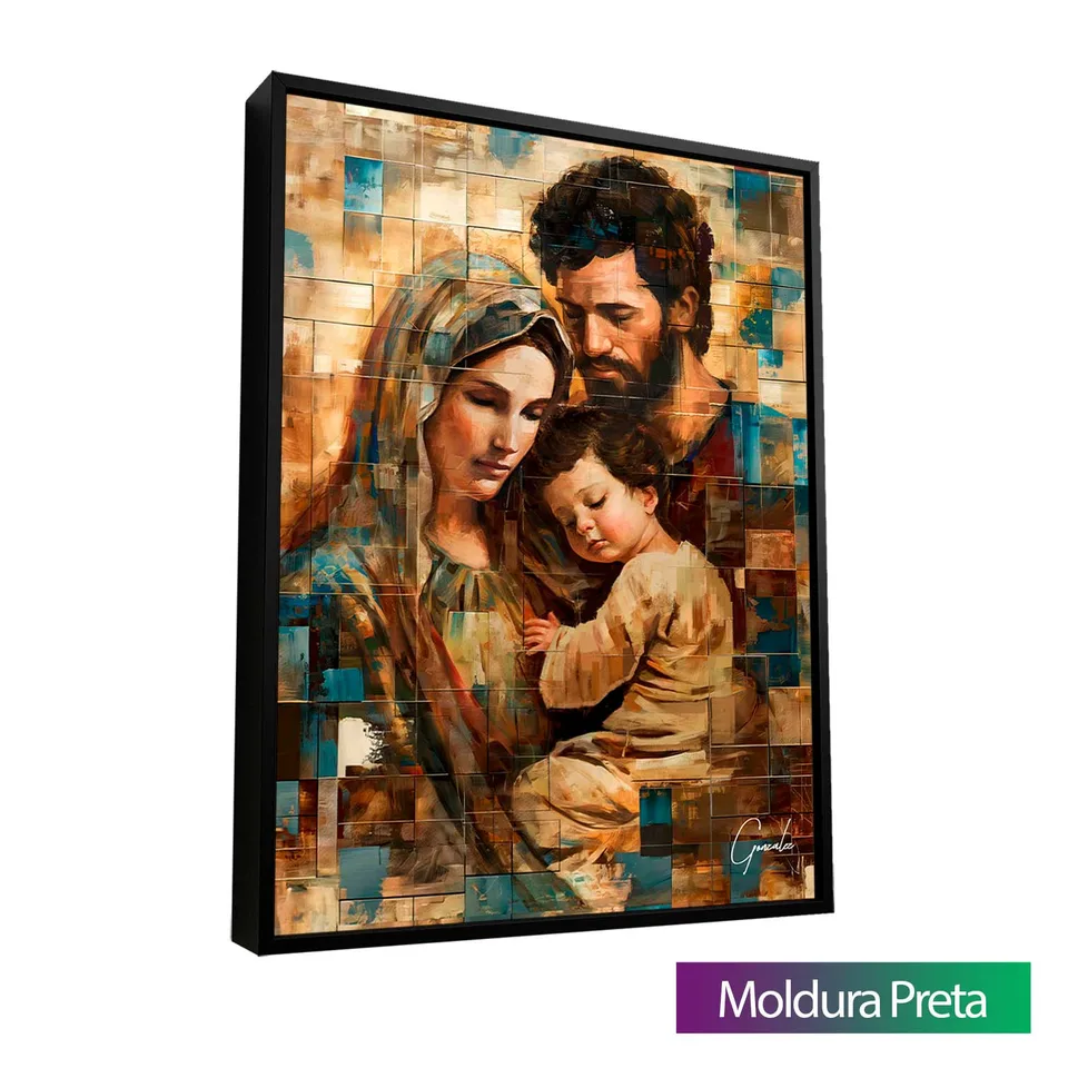 8947 Quadro Sagrada Família Grid Art (6)