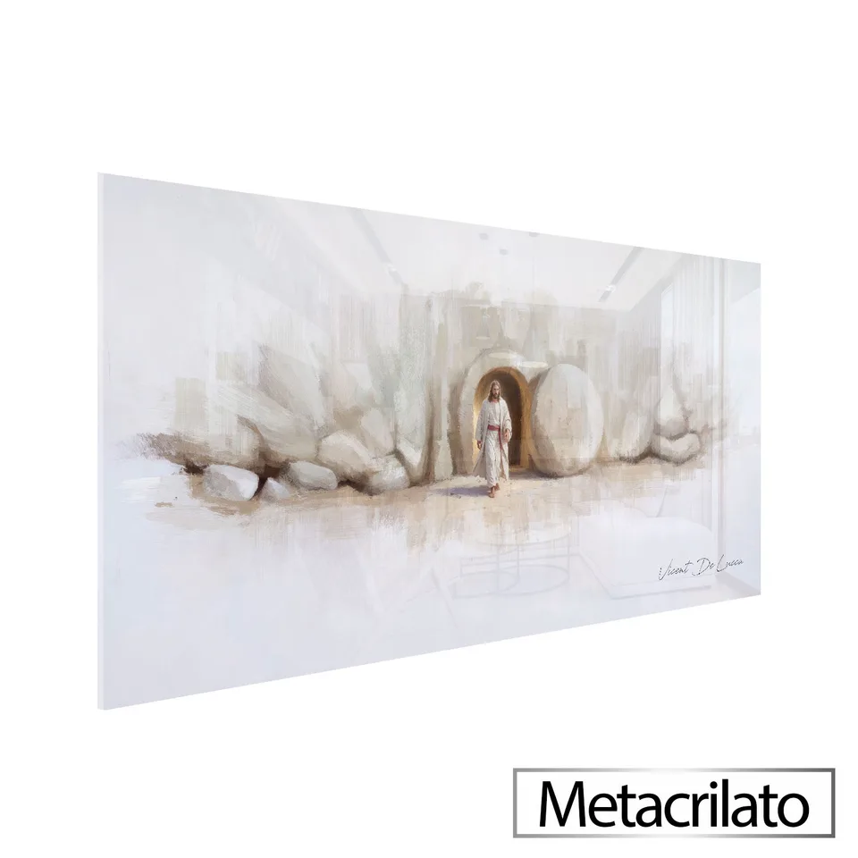 Quadro O Renascimento de Cristo - Coleção minimalista