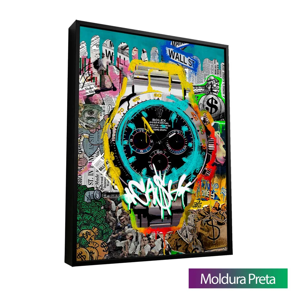 9995 Quadro Relógio Grafite CRAIG (70)