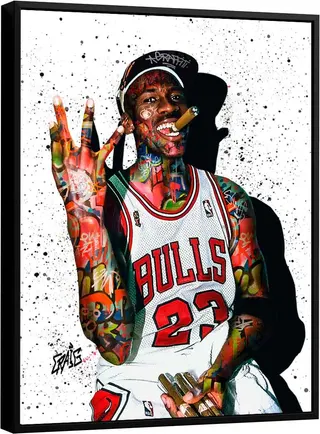 Quadro Estilo Jordan Grafite CRAIG - Artista CRAIG | QuadrosDecorativos.com