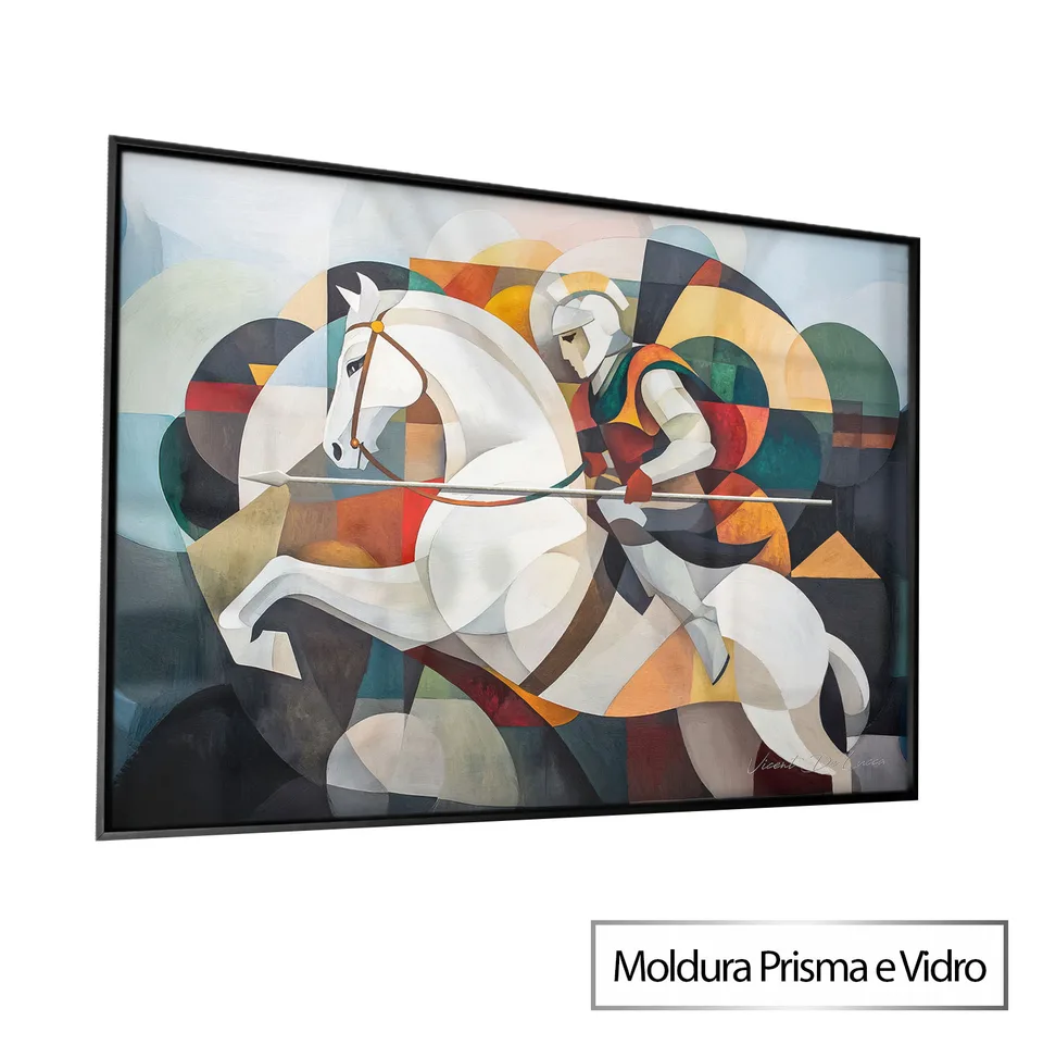 Quadro São Jorge o Cavaleiro da Luz