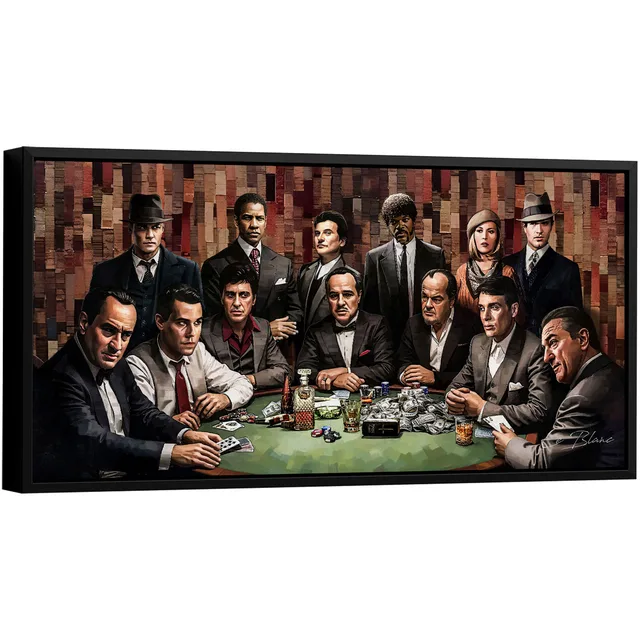 Quadro Clube dos Gangsters LegnArt - Escritório de Advocacia | QuadrosDecorativos.com