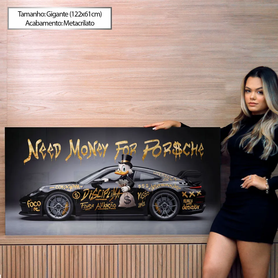 Quadro The Duck's Need Money for Porsche — foto 3