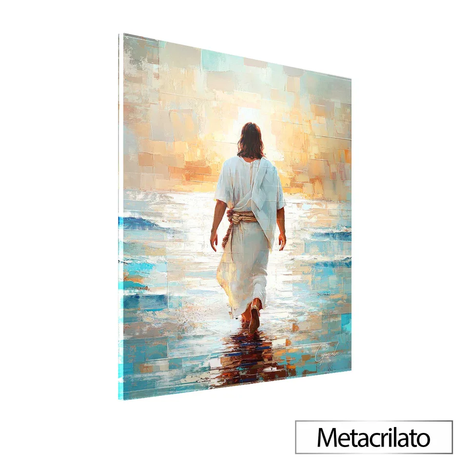 7074 Quadro Jesus Sobre as Águas Grid Art (4)
