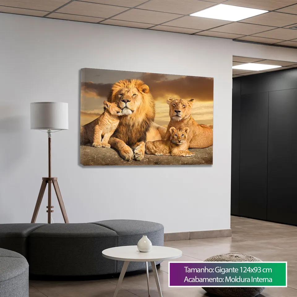 Quadro decorativo As Raízes do Leão