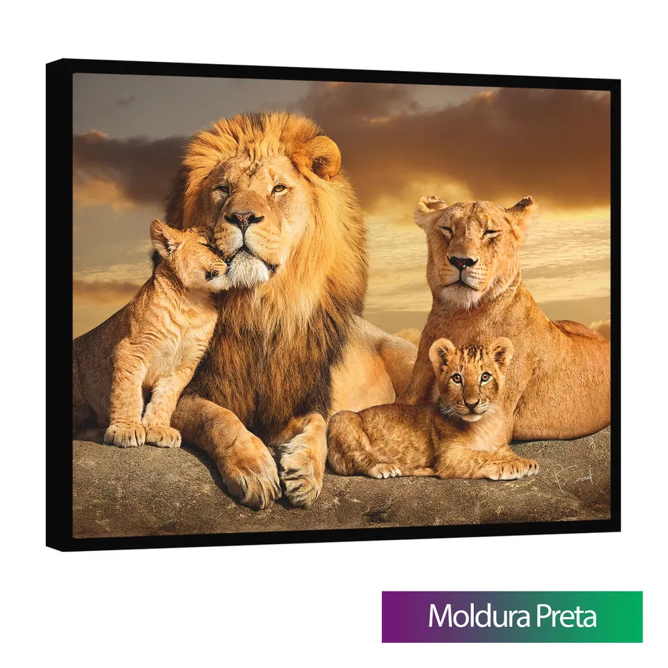 Quadro decorativo As Raízes do Leão