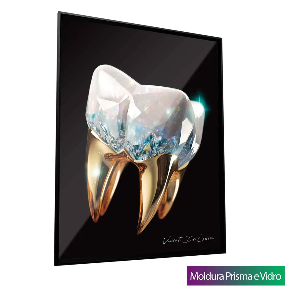 Quadro decorativo Dente de Diamante