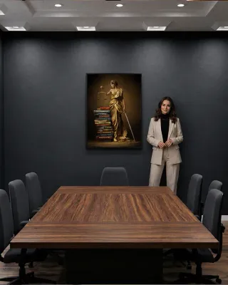 Quadro Conhecimento da Deusa da Justiça na casa de Paula Rosendo