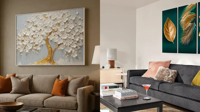 Quadros para sala moderna: 8 dos 9 mais vendidos são do mesmo artista