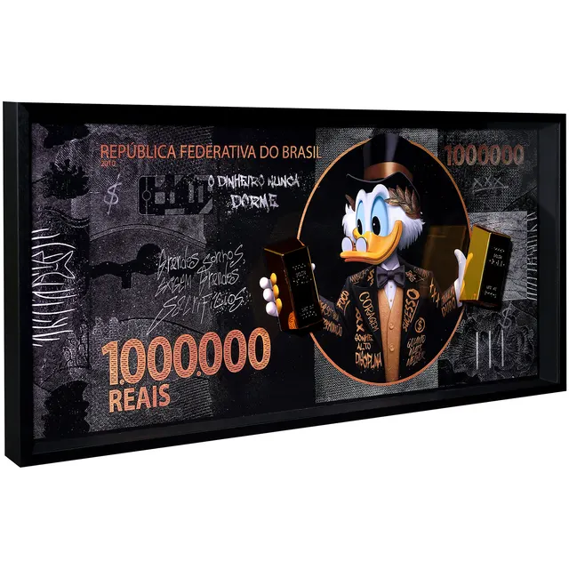 1 Milhão de Reais The Duck - 3D Masterpiece | QuadrosDecorativos.com