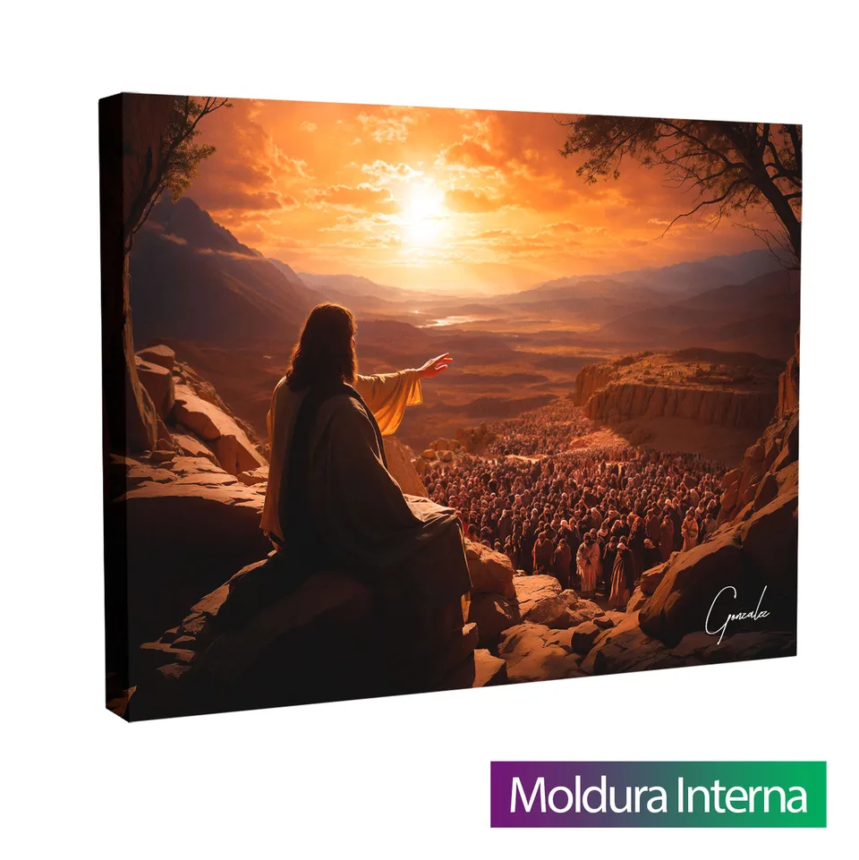 Quadro Jesus e seus Seguidores