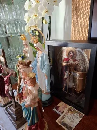 São Miguel Arcanjo Protetor na casa de Sandra