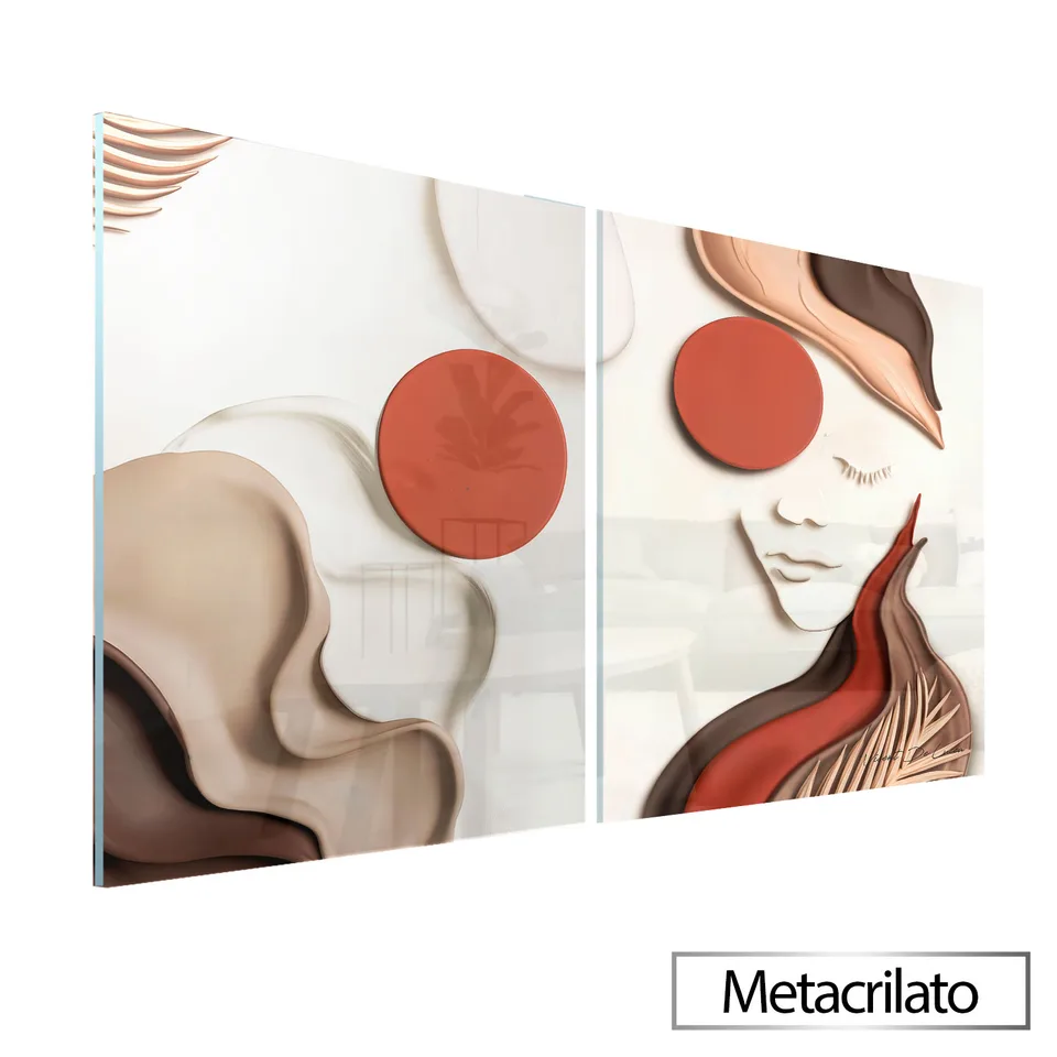 Quadro Beleza Boho 2 Peças