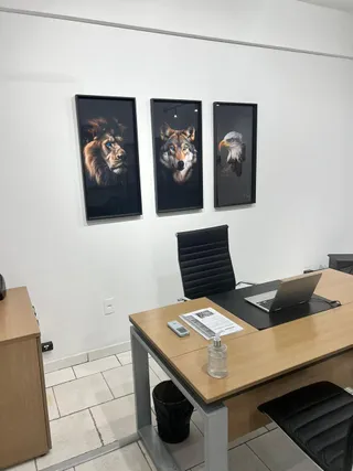 Quadro Disciplina, Execução e Foco Realista 3 Peças na casa de Fabio Moura