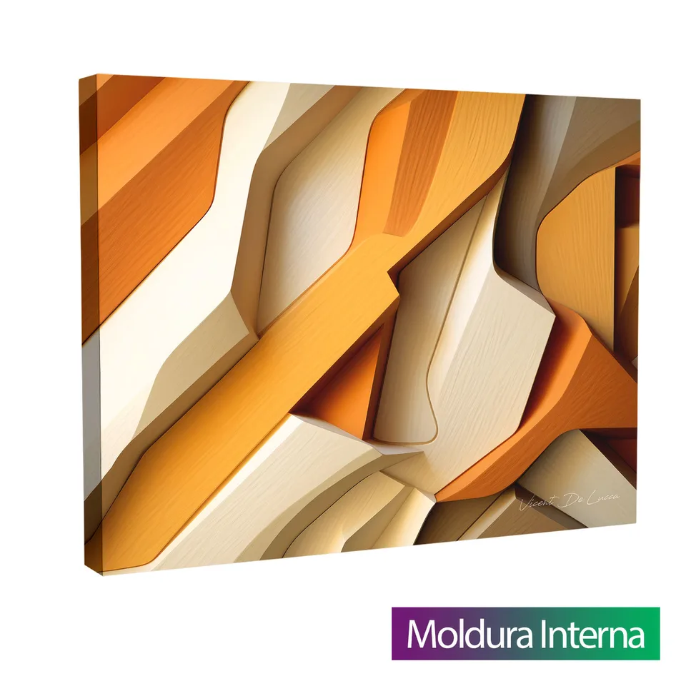 Quadro Abstrato Madeiras Fragmentadas — foto 14