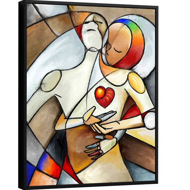 Quadro Encontro de Almas - Quadros Abstratos | QuadrosDecorativos.com