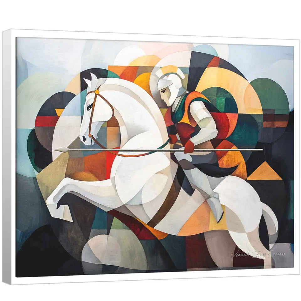 Quadro São Jorge o Cavaleiro da Luz