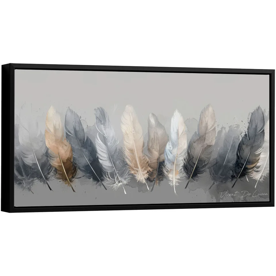 Quadro Penas Harmônicas - Quadros Abstratos | QuadrosDecorativos.com