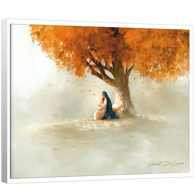 Quadro O Acolhimento de Maria - Coleção Minimalista