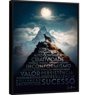 Quadro Visão Alfa - Escritório de Advocacia | QuadrosDecorativos.com