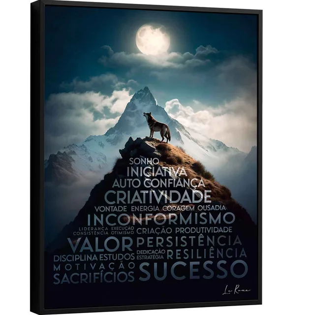 Quadro Visão Alfa - Escritório de Advocacia | QuadrosDecorativos.com