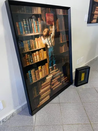Quadro Crescendo com Sucesso na casa de Thiago Lacerda