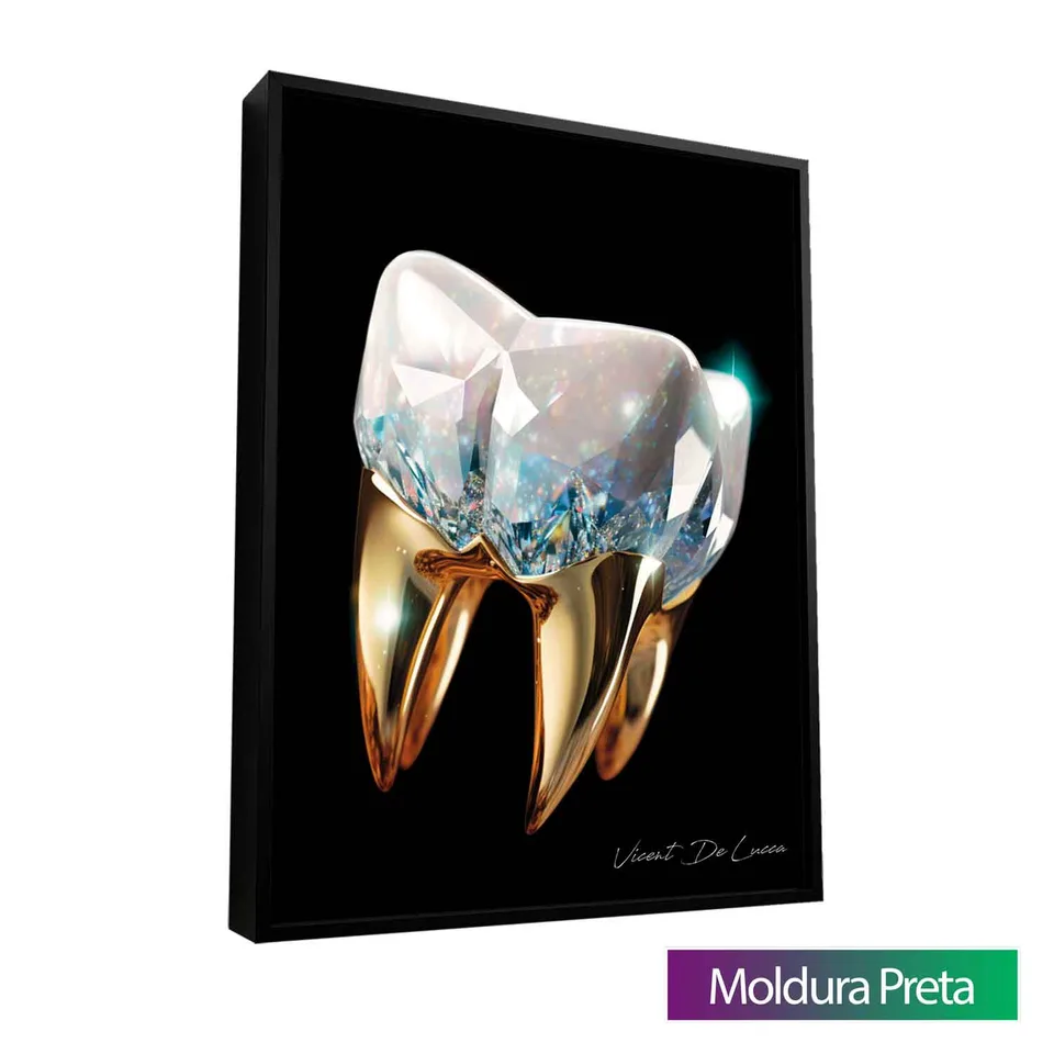 Quadro decorativo Dente de Diamante