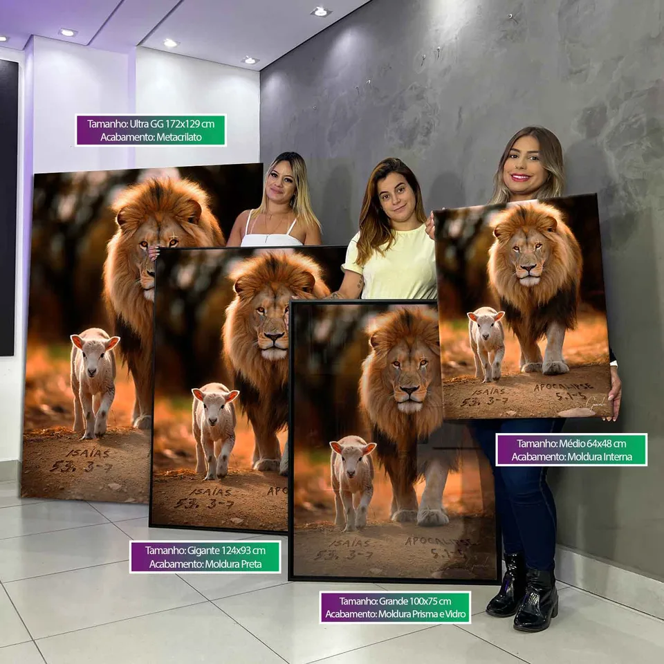 Quadro O Retorno do Leão de Judá — foto 3