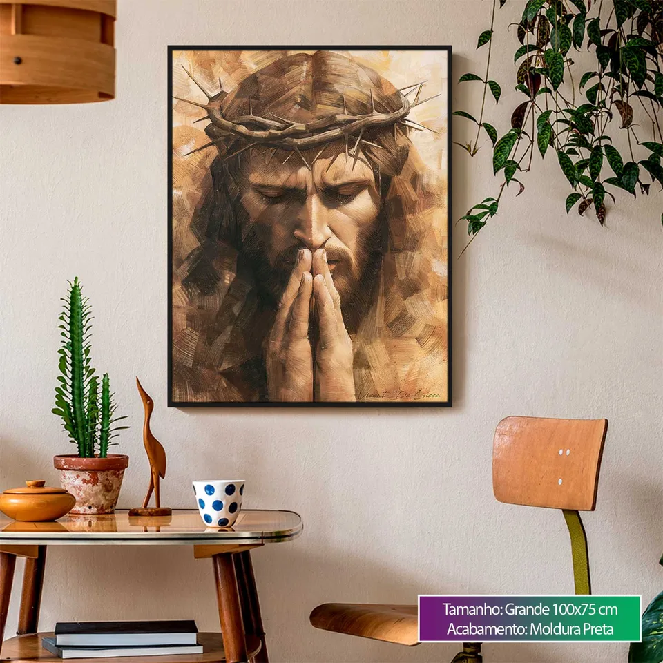 Quadro Oração de Jesus — foto 3