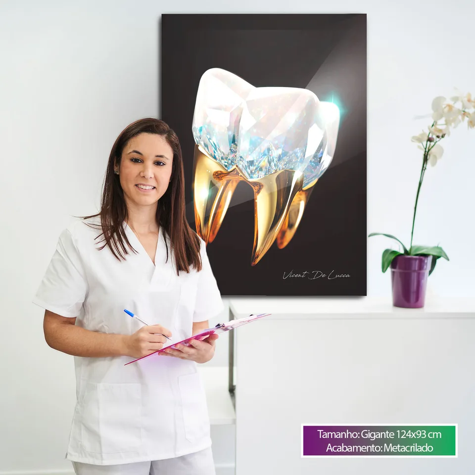 Quadro decorativo Dente de Diamante