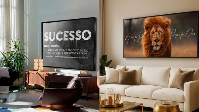 Quadros decorativos com frases: 10 que não parecem pôster de autoajuda