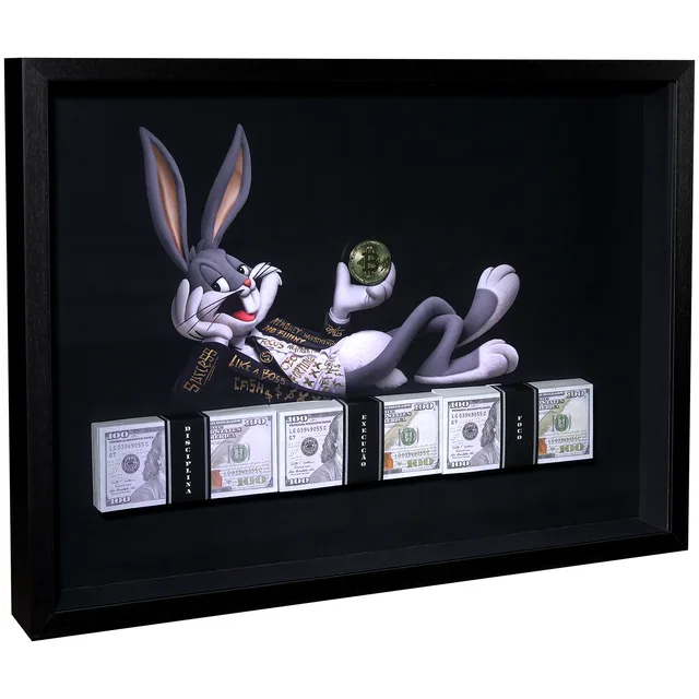 The Boss Bunny - Médio - 3D Masterpiece | QuadrosDecorativos.com