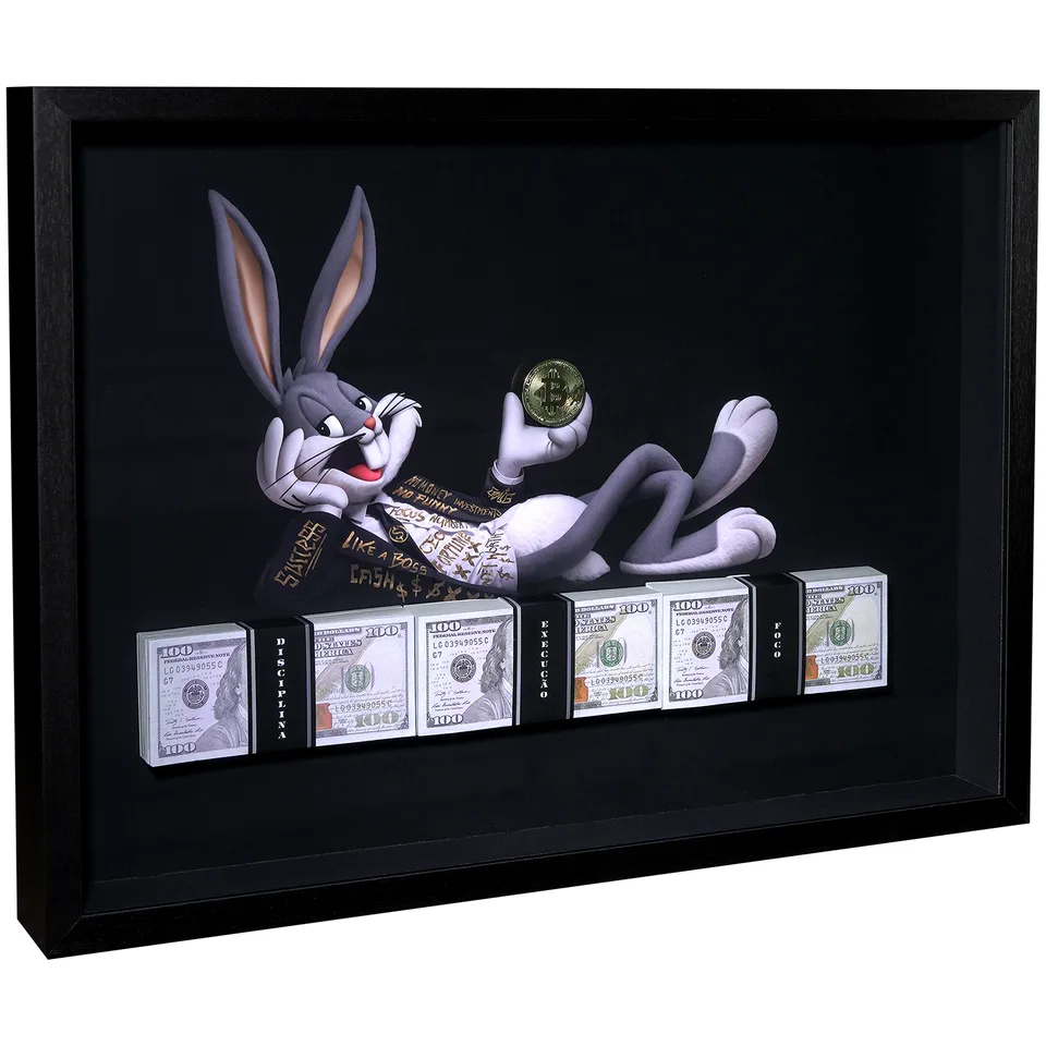 The Boss Bunny - Médio - 3D Masterpiece | QuadrosDecorativos.com
