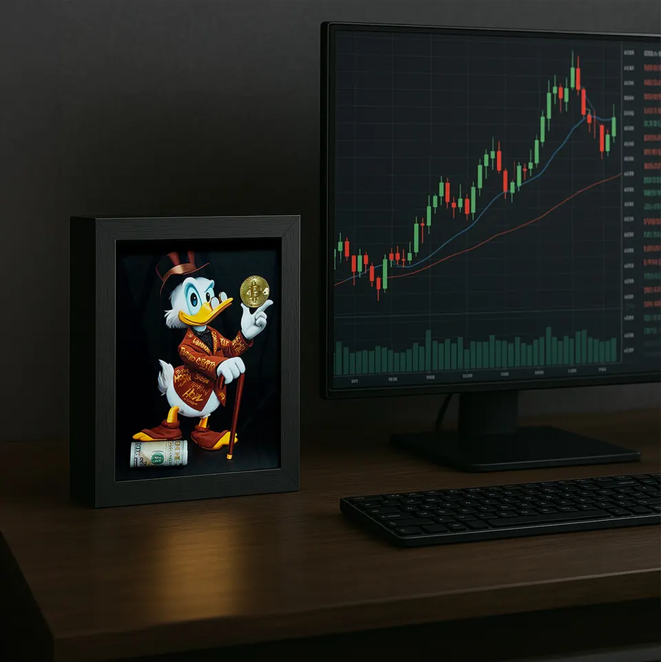 The Ducks Bitcoin com computador