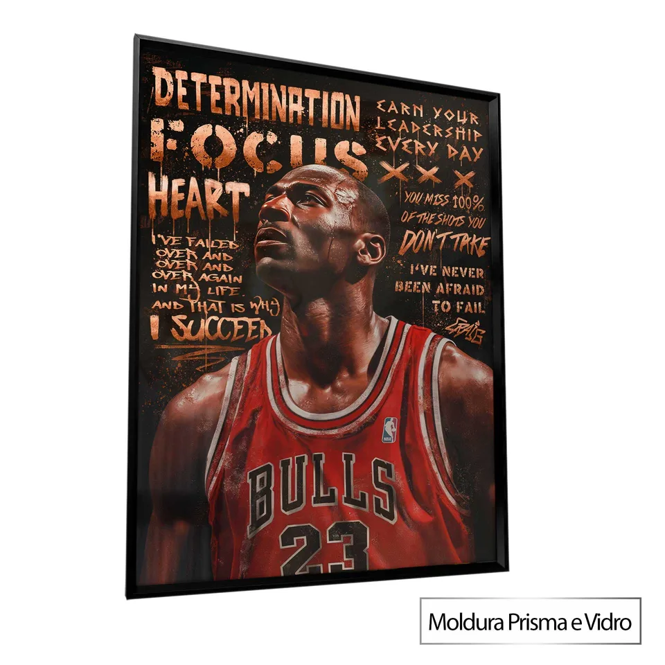 Quadro Michael Jordan Grafite CRAIG — foto 12