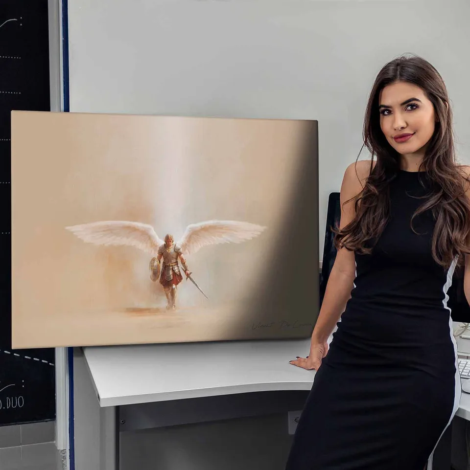 Quadro São Miguel Defensor Celestial - Coleção Minimalista — foto 6